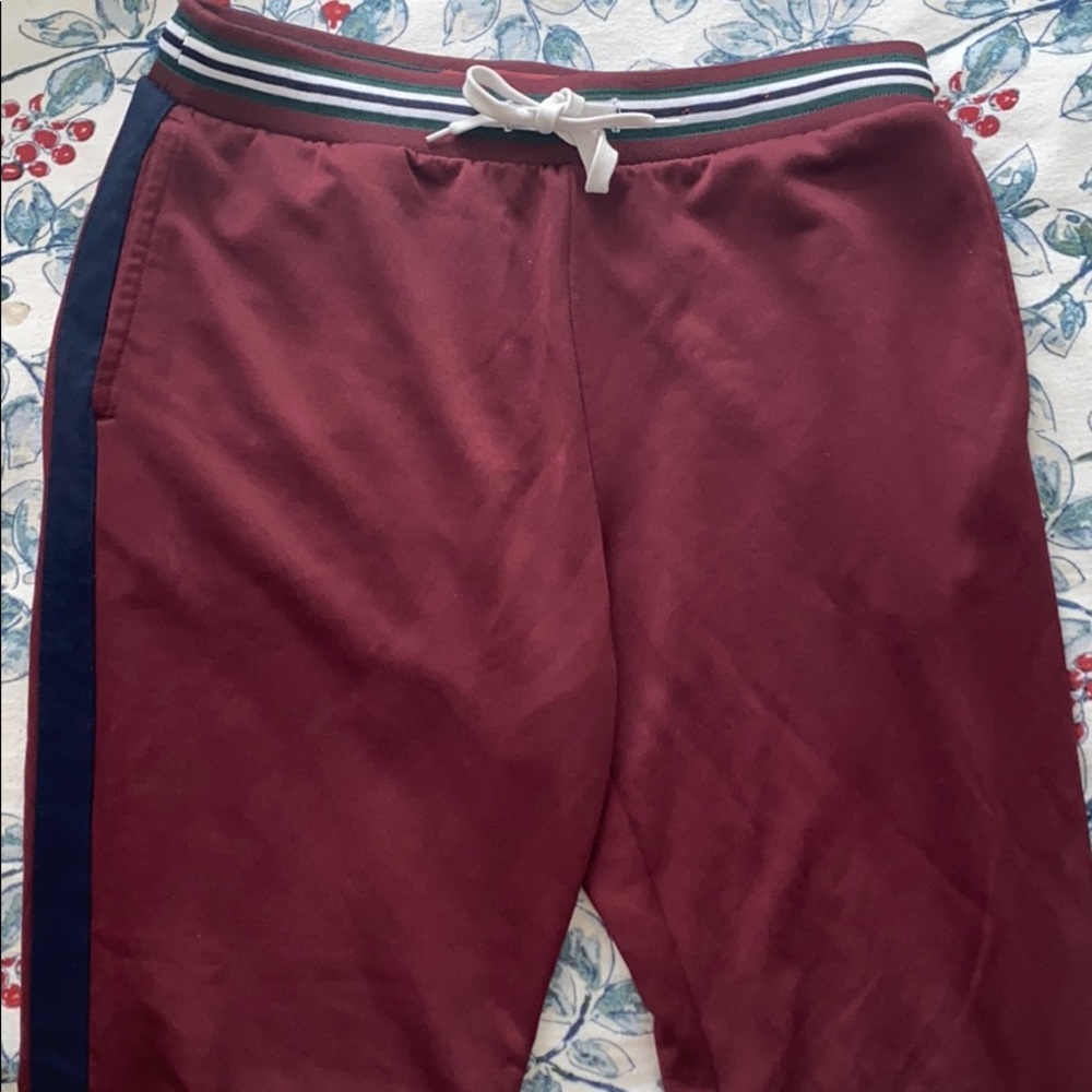 Burgundy Sweat pants